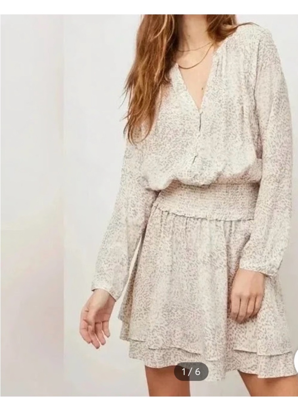 RAILS Jasmine Dress Tan
Watercolor Leopard mini dress
